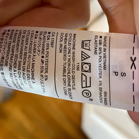 2/$40 NWT Banana Republic Faux wrap sleeveless dress, animal print, Size Small - Picture 12 of 12